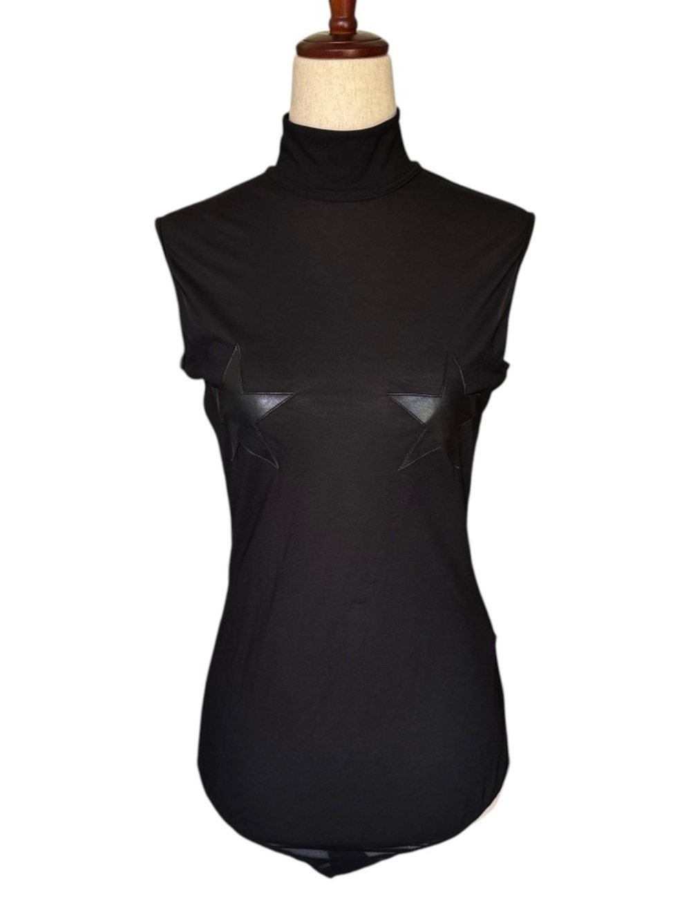 Givenchy Technical Tulle Selfie Star Sheer Bodysuit sz 40 NWT Maxfield